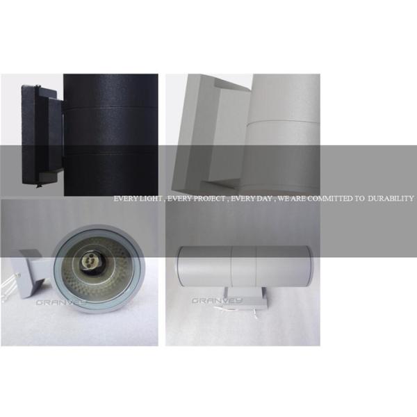 Grey Outdoor Up And Down Outside LED Wall Lights , LED Outdoor Wall Sconce IP65