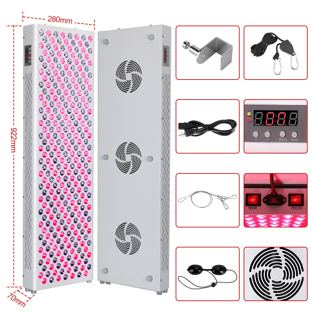1500W PDT LED Light Therapy Machine with Red Infrared 630Nm 660Nm 810Nm 850Nm Panel
