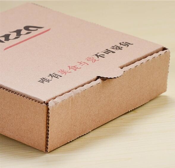 Wholesale Custom Printed Corrugated Cardboard Recycle Paper Pizza Box Manufacturer,Foldable Flat Packing Blank Craft Pac