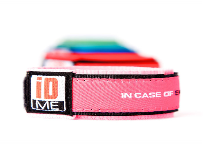Custom children id wristbands Kids id bracelets with insert id tag