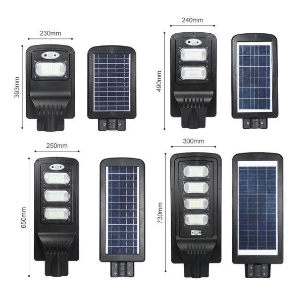 0.12KW 1700lm Remote Control Solar Street Light , 48Wh PIR Sensor Solar Light