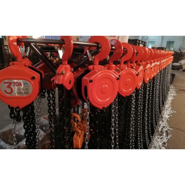 Forged Hook Mining GS Iron Chain Pulley Hoist 3m Lift