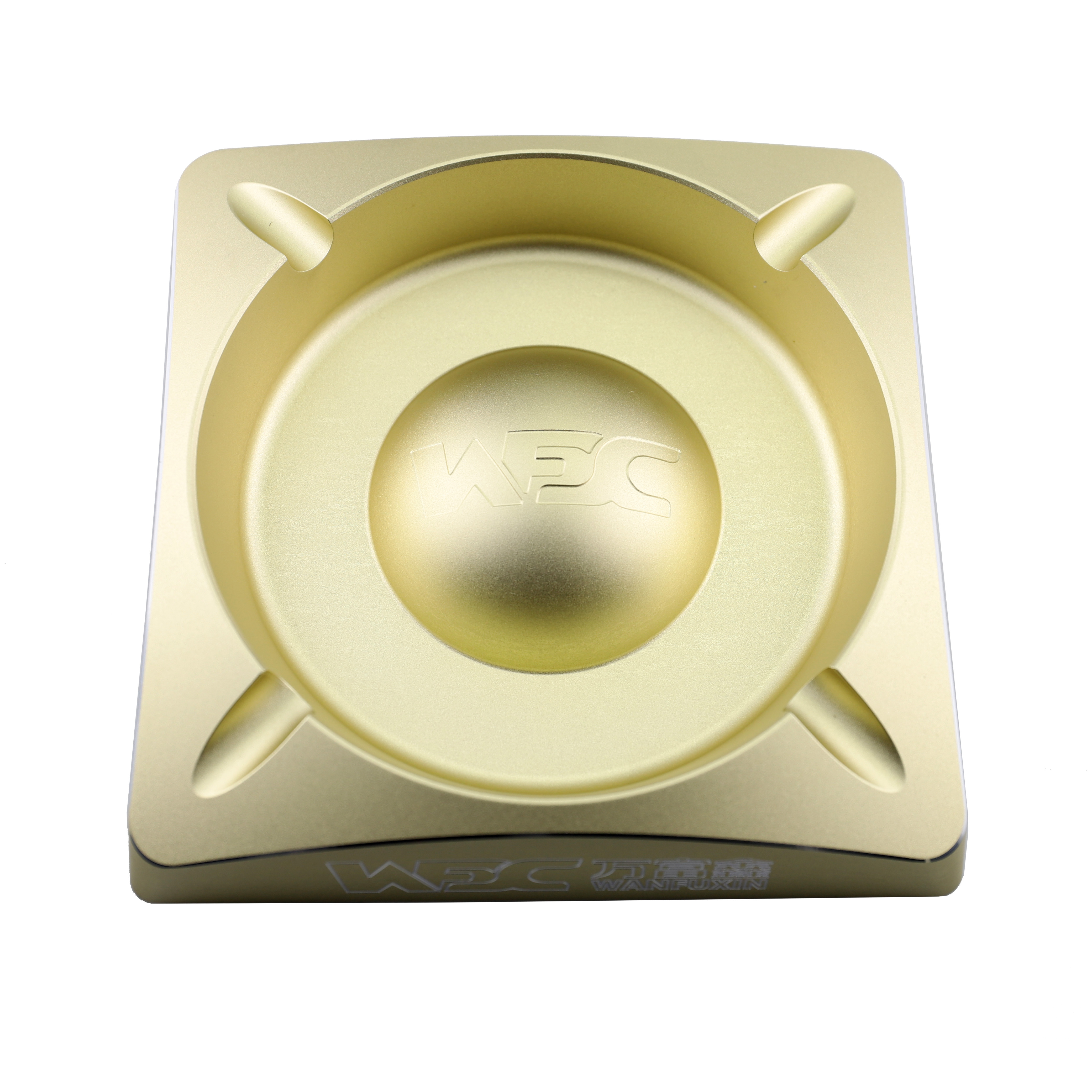 Golden Anodized Cigar Ashtray Electroplating Parts
