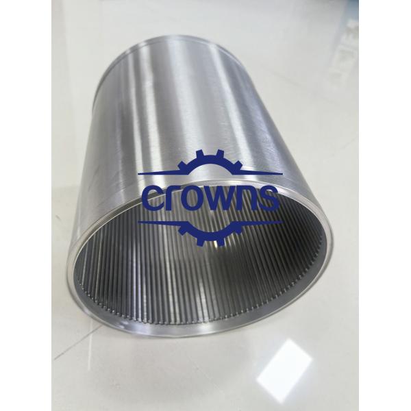 Johnson Screen Pipe 4" 6" 8" 10" 12" Diameter 304 316l Ss Wedge Wire Screen
