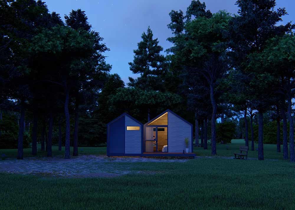 Quality Sumptuousness Luxury Modern Prefab Homes , Prefab Trailer House CE Certification wholesale
