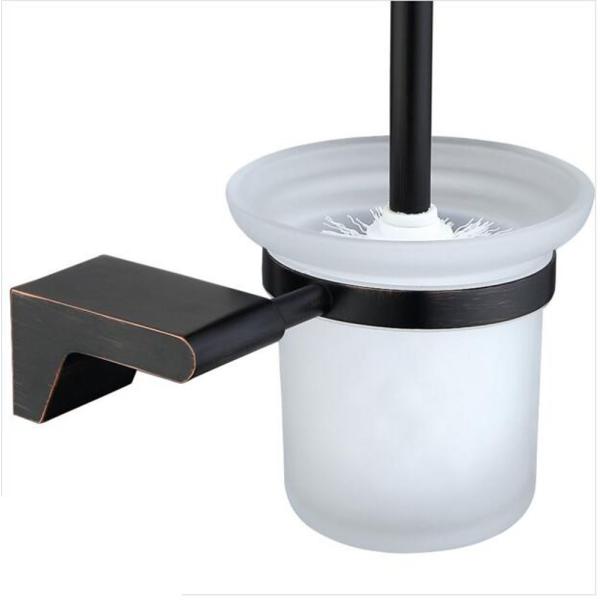 Wall Mounted Hotel Bathroom Accessory Chrome Brass Hotel Toilet Brush Holder