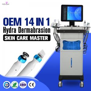 Quality 13 In 1 Water Oxygen Jet Peel Machine 250VA Hydrafacial Dermabrasion Device wholesale