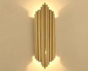 China Creative Personality Art Metal Wall Lamp Living Room Corridor Hotel Wall Lighting on sale