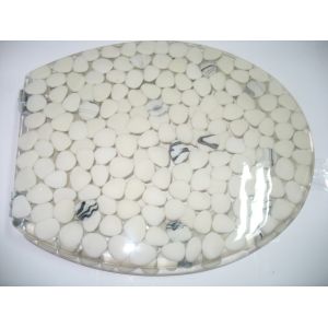 Quality sea star shell poly resin toilet seat wholesale
