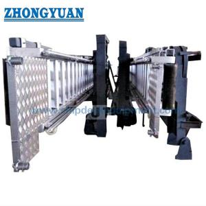 China ISO 5488 Aluminum Marine Accommodation Ladder With Fixed Platform Marine Outfitting on sale