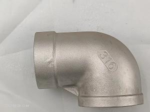 Quality 1 Inch 304 Stainless Steel Pipe Elbow Fitting Silver Color ISO 9001 Certified wholesale