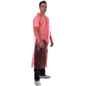 Quality Fluid Resistant Breathable Lab Coats , 100% Biodegrade Disposable Rain Ponchos wholesale