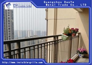 Quality Decorative Safety Sturdy Balcony Invisible Grille With Unblocked View wholesale