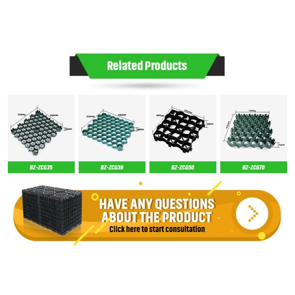 Protect Turf with HDPE Lawn Driveway Geocell Grid Grass Paver Mould Pavers Plastic Grass Grid