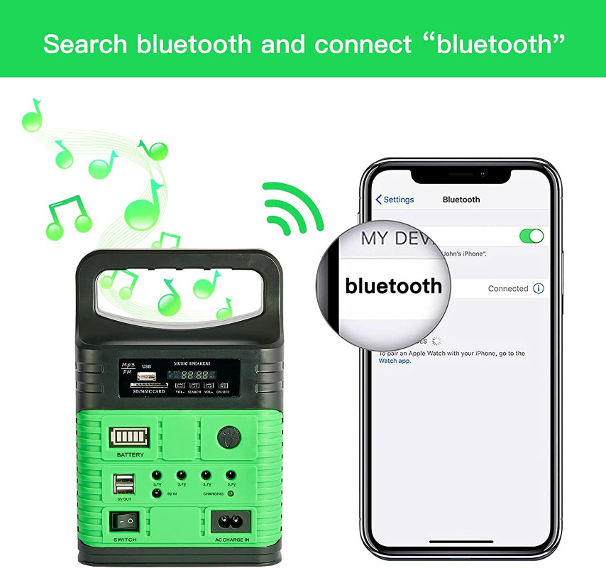 Portable Power Customized System Energy Storage For Fishing Camping High Capacity Backup Power 3790