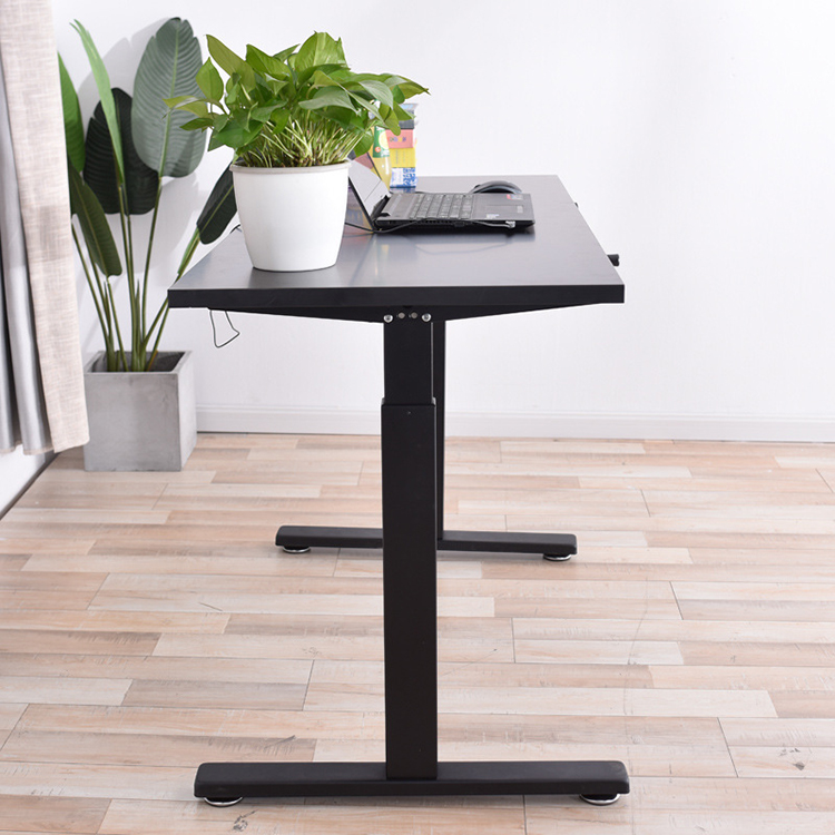 Custom Black Manual Height Adjustable Lifting Tea Desk Wooden Coffee Table for Office