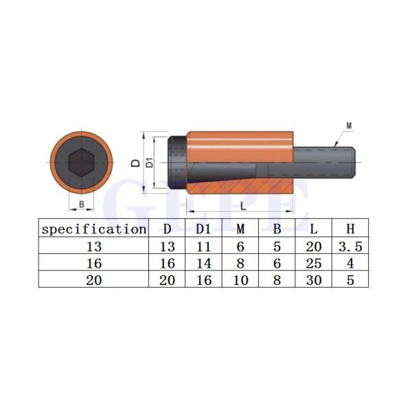 GEPE Standard Nylon Parting Locks Mould Friction Pullers Mold Parting Lock