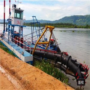 Quality Gold Dredger Machine 500m3/H 10 Inch Mining Dredger 15m wholesale