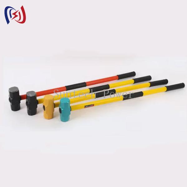 Big Sledge Hammer Blacksmith Hammer with Fiberglass Handle Material
