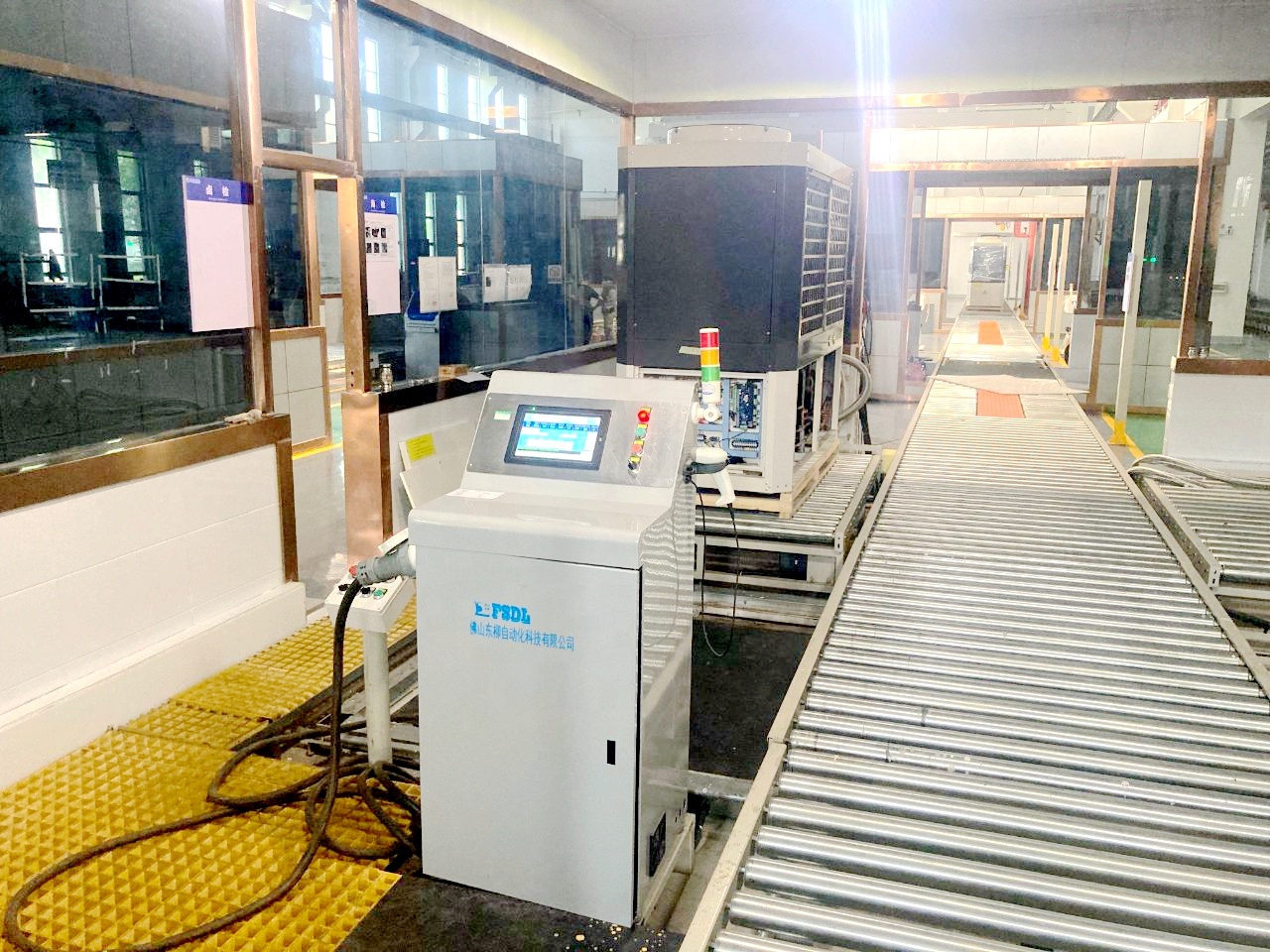 Heating And Cooling Function Heat Pump Production Line Automatic Grade 380V