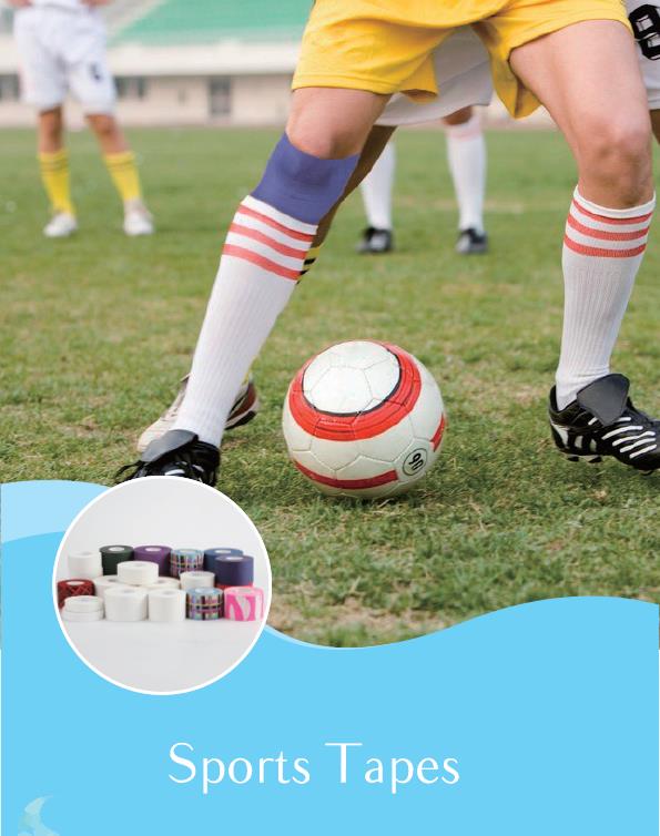 High Quality Cotton Rigid Adhesive Sports Tapes for Leg Guard & Hand Guard