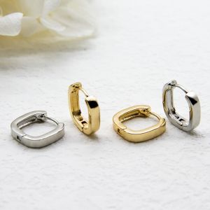 Quality Minimalist Ladies 18k Stainless Steel Earring Jewelry Square Geometric Shape Earrings wholesale