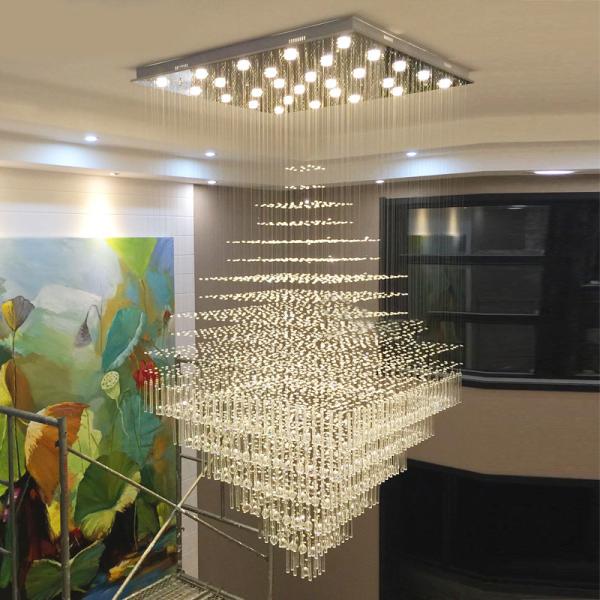 Custom Chandelier Light Hotel Lobby Big Luxury Crystal Chandeliers zhongshan