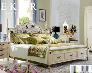 China Shen Zhen Bedroom Furniture King Size French Bed on sale