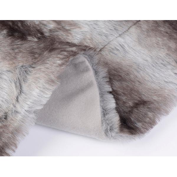 Soft Polyester Fake Fur Blanket 2 Ply For Couch / Chair Throws High Warmth Retention