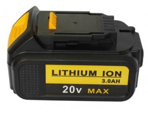 Quality Portable Dcb180 Dewalt Power Tool Battery 20V 3000mAh For Cordless Drill wholesale