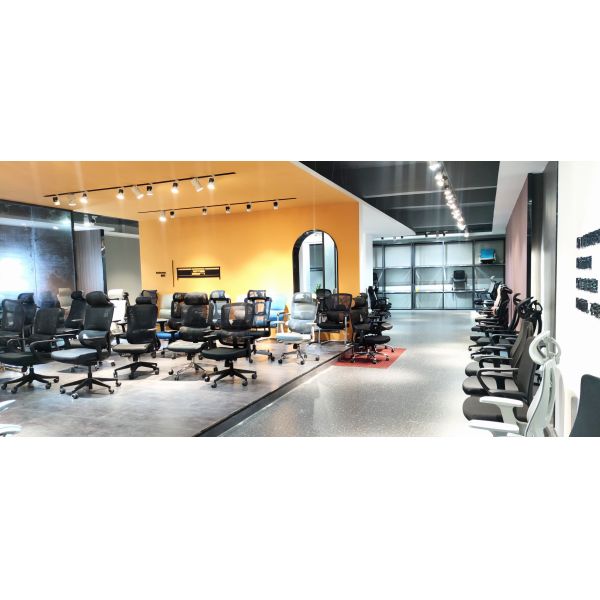 Boss Mesh Ergonomic Office Chair With Footrest 4D Adjustable Armrest