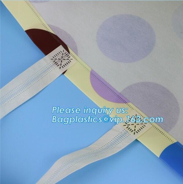 Wholesale Reusable Tote Shopping non woven bags in dubai, Fashion Laser Non Woven Bag with Customized Printing Metallic