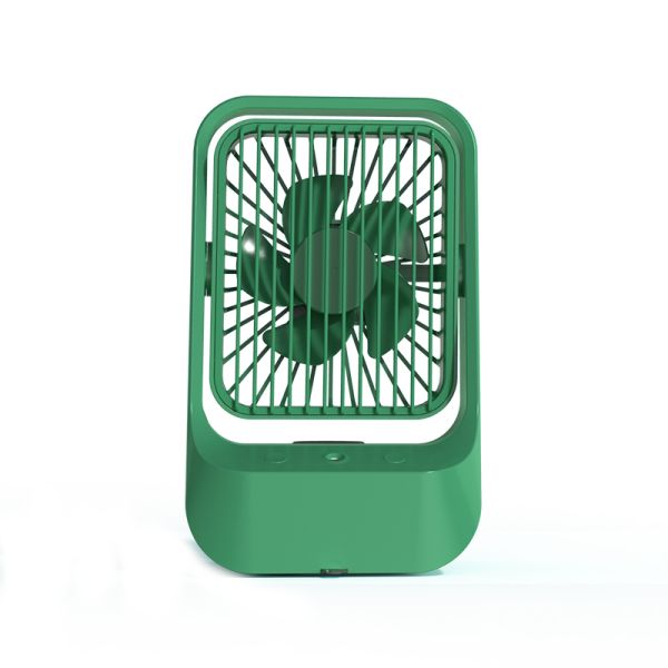 Lightweight Mini Rechargeable Table Fan With 1200mAh High Capacity Battery Hotel Use