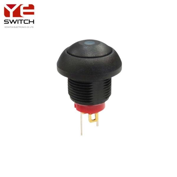12mm Sub Miniature Waterproof Push Button Switch Electrical Switch 500VDC