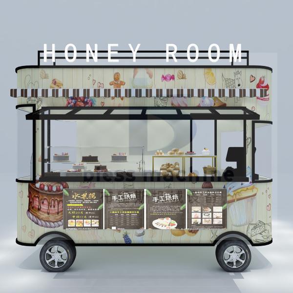 Powerful Multipurpose Mobile Electric Tricycle for Fast Food and Drinks Outlet 2022