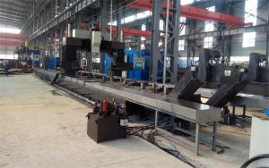 China Heavy Steel Bridge CNC Beam Drilling Machine Line High Speed on sale