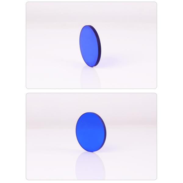Factory Custom Blue Optical Filter Glass QB29 BG25 B-380 For Fire Watch Glass Cyanine optical glass