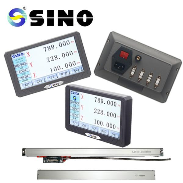 2 Axes Metal LCD Full Touch Screen Milling Machine DRO 0.005mm Resolution Practical