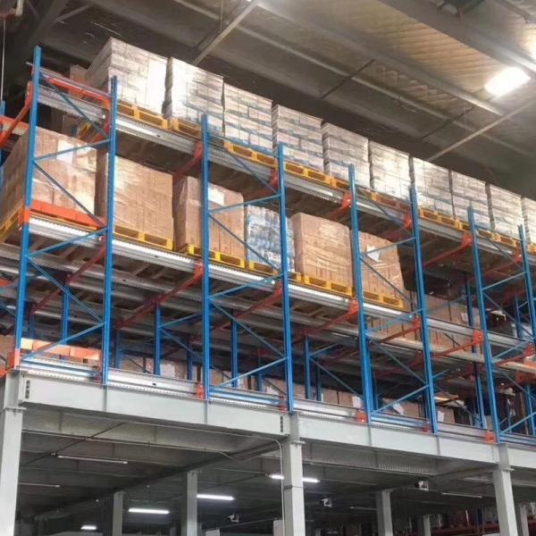 1000kg Capacity Radio Shuttle Pallet Racking Two Way And Four Way Shuttle Shelves
