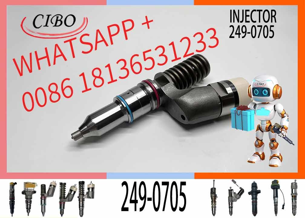 C11 C13 Diesel Engine Parts fuel injector 249-0705 10R-3258 10R-2977 10R-6162 20R-2437 for C+ Excavator