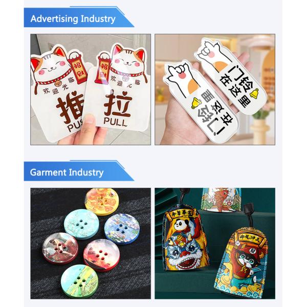 High-Accuracy 6090 UV Flatbed Printer LED CCD Visual Positioning Automatic UV Ink Machine for Glass Board Printing 1-Year