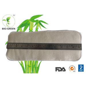 Waterproof Charcoal Bamboo Inserts , Soft Breathable Bamboo Diaper Inserts