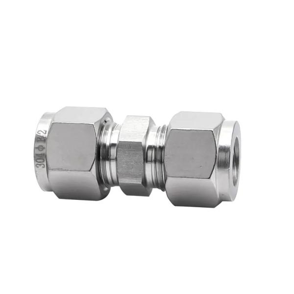 tube fitting stainless steel 316 swagelok compression fitting straight union