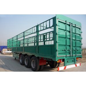 Quality 45FT 80tons Stake Cargo Fence Container Carrying Semi Truck Trailer wholesale