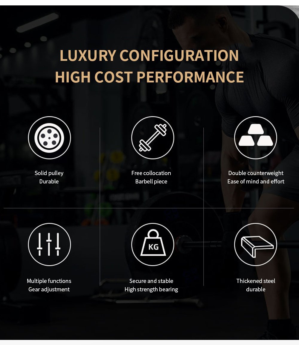 New Style Multi-Purpose Fitness Equipment for Home or Gym Smith Machine