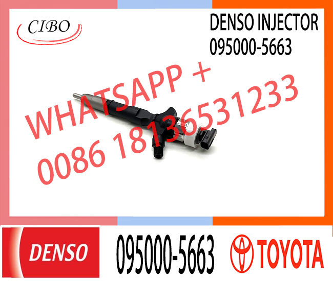 Diesel Common Rail Fuel Injector 0950005663 2367030050 for TOYOTA 2KD-FTV Engine 095000-5663 23670-30050