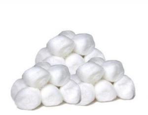 China 100% Cotton Absorbent Medical Cotton Balls Disposable Sterile Gauze Balls With X-Ray on sale