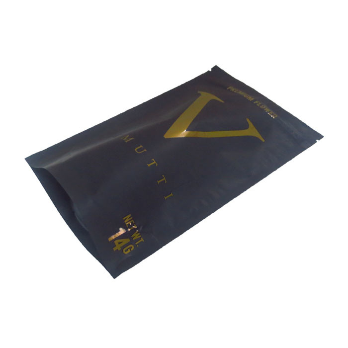 8oz 16oz 32oz UV Gloss printing and Matte Black custom k stand up pouches for nuts snack food packaging