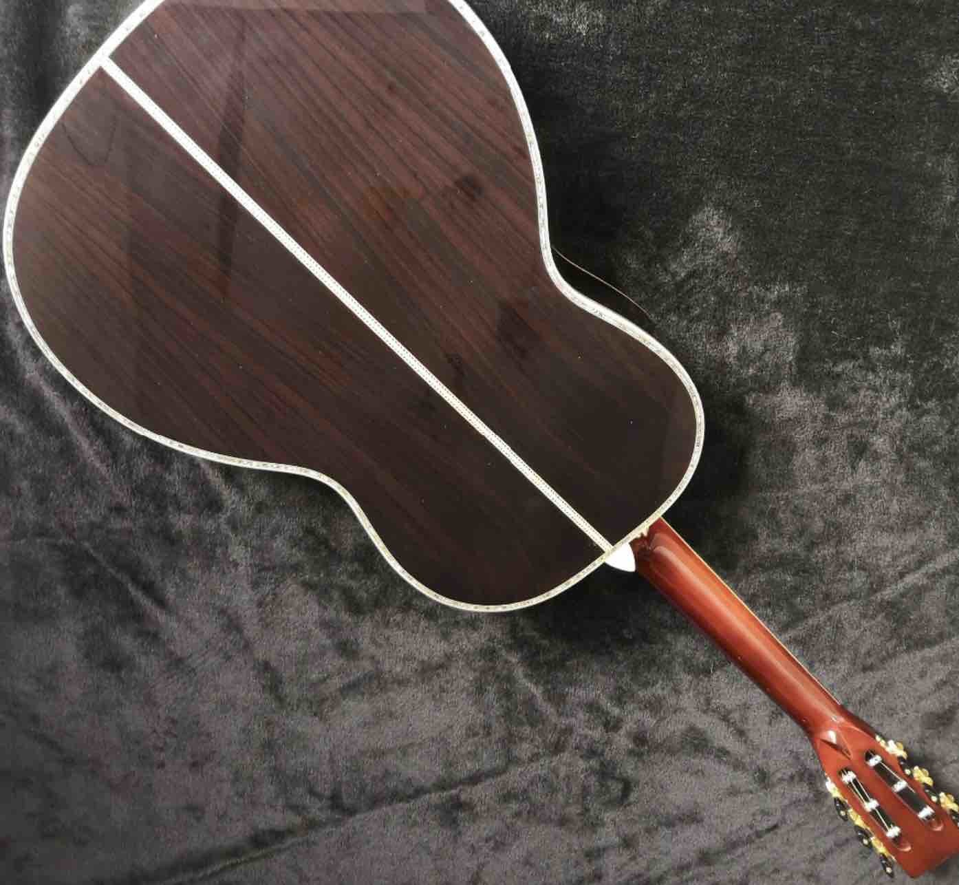 39 inch 00045 Acoustic guitar abalone with Super luxury acoustic guitar with pickup 301 FREE SHIPPING