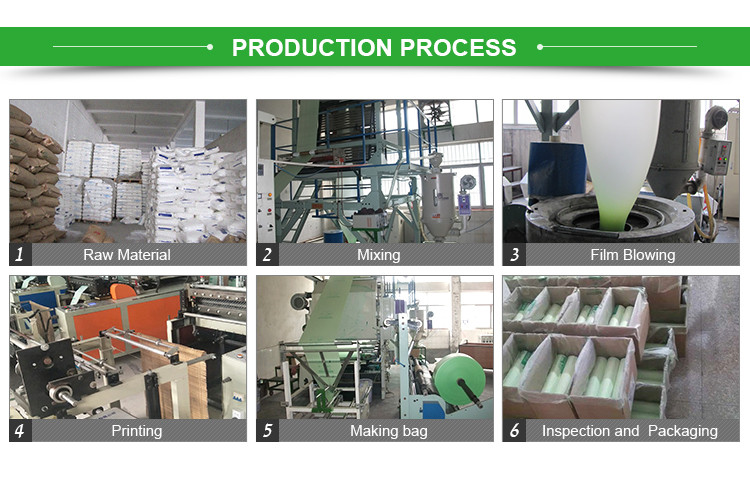 PLA Corn Based Compostable Bags  Bioplastic 100% Biodegradable Plastic Trash Bags Garbage Waste Bags